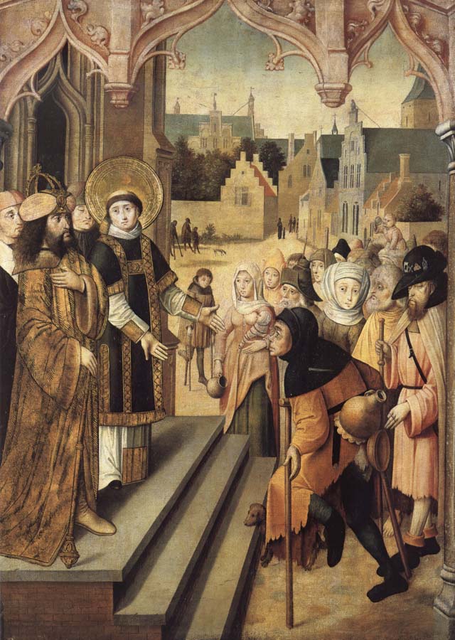 Saint Lawrence Showing the Prefect Decius the Treasures of the Church